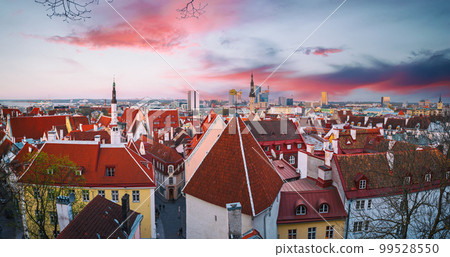 Tallinn view at sunset Tallinn view at sunset 99528550