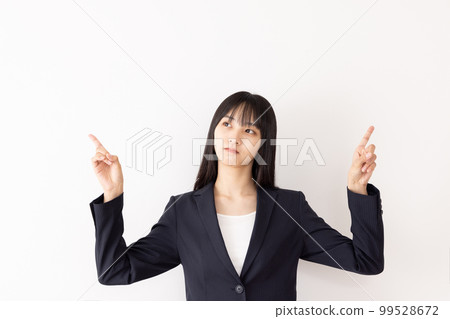 business woman making a choice 99528672