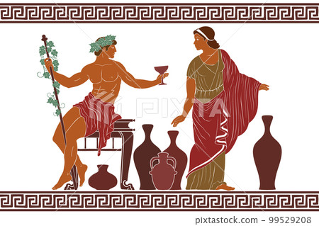 Ancient greek vase 99529208