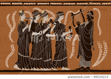 Vector Greek women. 99529223