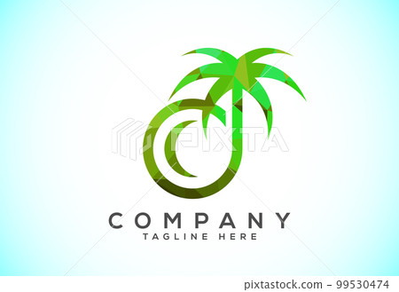 Polygonal low poly coconut Logo, coconut drink beverage vector icon logo design template Polygonal low poly coconut Logo, coconut drink beverage vector icon logo design template 99530474