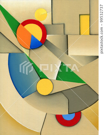 Geometric abstract art Geometric abstract art 99532737
