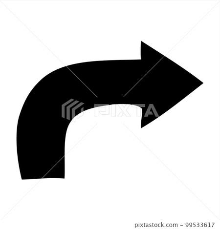 Doodle up arrow symbol hand drawn with thin line 99533617