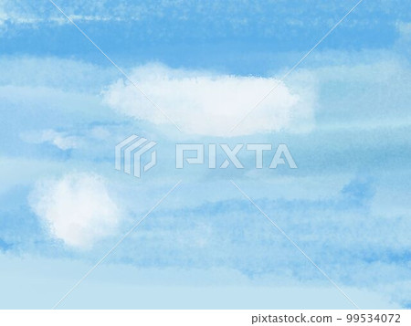 背景天空素材淺雲和棉花雲漂浮在藍天 背景天空素材淺雲和棉花雲漂浮在藍天 99534072