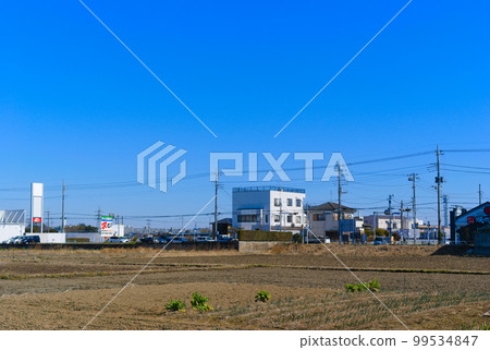 千葉縣松戶市 Nitta Nagareyama Kaido 沿線的風景 2023 年 2 月 99534847