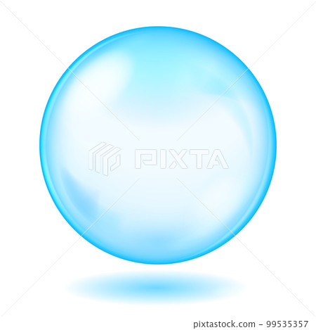 Big blue opaque glass sphere Big blue opaque glass sphere 99535357