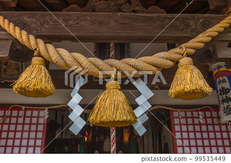 Shimenawa and shide, Kanazawa, Japan. Shimenawa and shide, Kanazawa, Japan. 99535449