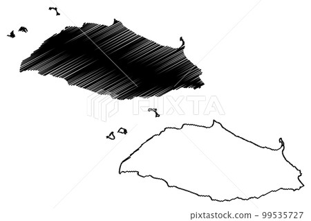 La Tortuga island (Bolivarian Republic of Venezuela, Cenrtal America, Caribbean islands) map vector illustration, scribble sketch Isla La Tortuga map La Tortuga island (Bolivarian Republic of Venezuela, Cenrtal America, Caribbean islands) map vector illustration, scribble sketch Isla La Tortuga map 99535727