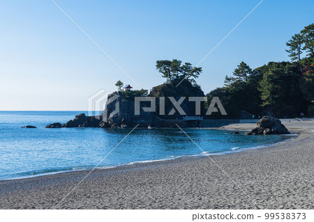 Katsurahama Beach and Cape Ryuo in Katsurahama, Urado, Kochi City, Kochi Prefecture, Japan 99538373