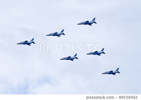 Forming flight of Blue Impulse Forming flight of Blue Impulse 99538482