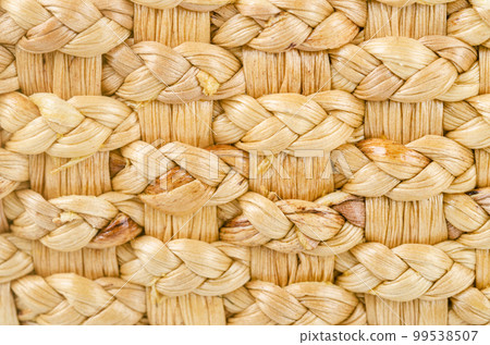 The Basketry of water hyacinth ( Eichhornia crassipes ) pattern of weave of water hyacinth for texture and background The Basketry of water hyacinth ( Eichhornia crassipes ) pattern of weave of water hyacinth for texture and background 99538507