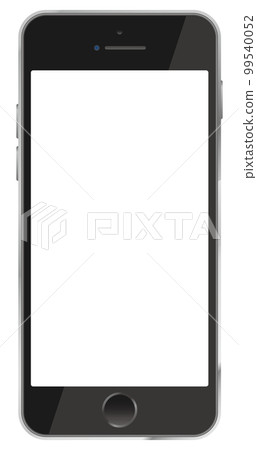 Image illustration of a smartphone (with home button) 99540052