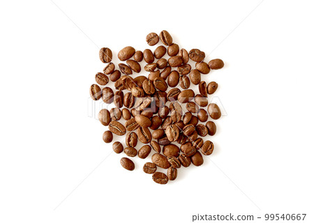 Coffee beans on white background Coffee beans on white background 99540667