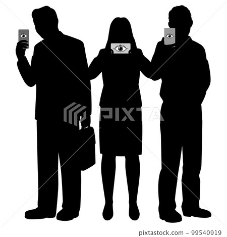 People who voyeur with smartphone ① People who voyeur with smartphone ① 99540919