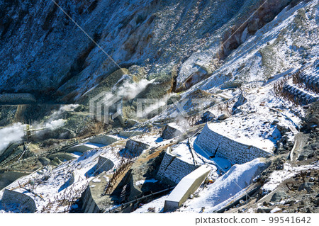 冬天的大涌谷（神奈川縣箱根市） 99541642