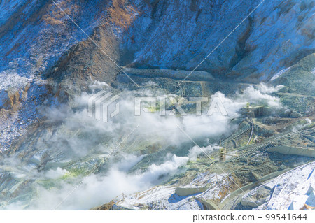 A view of rising steam Geothermal Owakudani 99541644