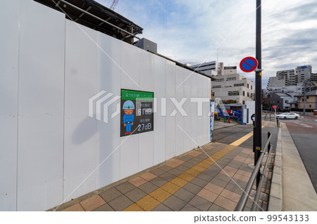 Sound level meter and vibration meter at construction sites Sound level meter and vibration meter at construction sites 99543133