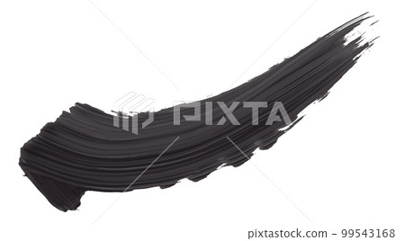 Black gray brush silhouette isolated on white background. moonless night 99543168