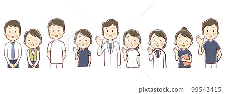 medical staff side by side 99543415