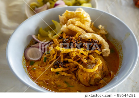 Khao Soi Kai or Khao Soi Gai 99544281