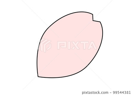 櫻花花瓣可愛簡約插畫單品 櫻花花瓣可愛簡約插畫單品 99544381