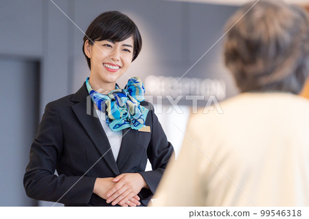 Receptionist shooting cooperation "LINK FOREST" 99546318
