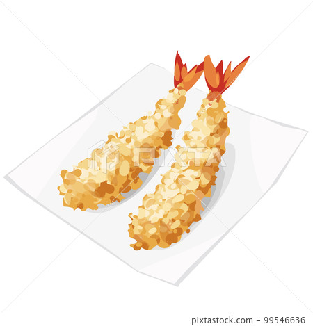 Shrimp tempura illustration 99546636