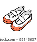 indoor shoes illustration 99546637