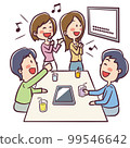 Karaoke illustration 99546642