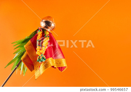 Gudi Padwa, Lunar New Year celebration of India. Gudi Padwa, Lunar New Year celebration of India. 99546657