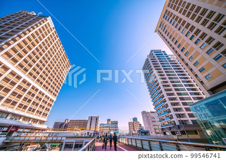 Cityscape of Yokohama, Japan View of Keikyu Higashi-Kanagawa Station from in front of Higashi-Kanagawa Station Cityscape of Yokohama, Japan View of Keikyu Higashi-Kanagawa Station from in front of Higashi-Kanagawa Station 99546741