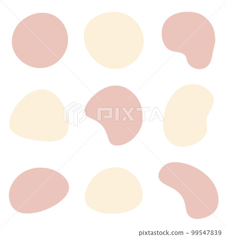 寬鬆的框架設置抽象形狀 99547839