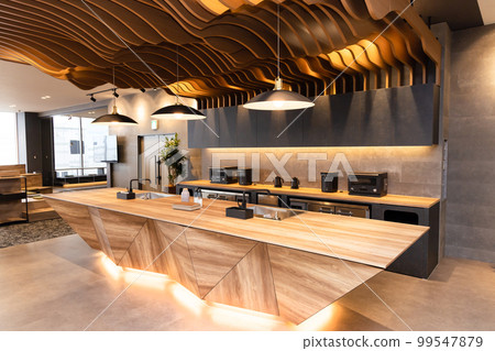 Cafe space where the designer's office is installed 99547879