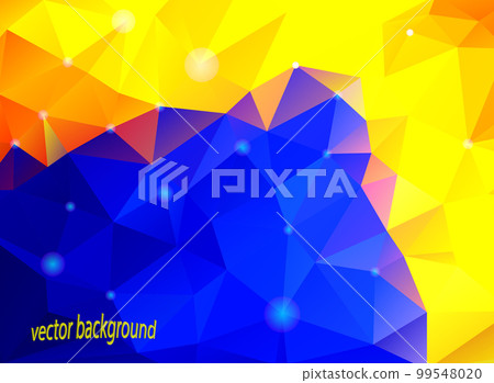 Abstract polygonal background - Stock Illustration [99548020] - PIXTA
