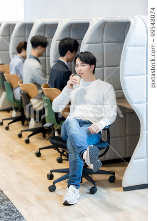 聯合辦公空間箱式座椅 99548074