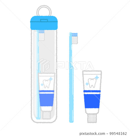 Illustration of a toothbrush set 99548162