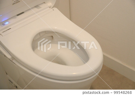 Toilet bowl with open lid Toilet bowl with open lid 99548268