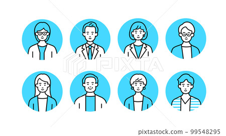 勞動人民圖標集 99548295