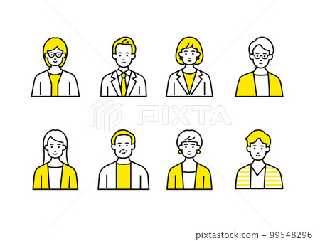 Working people icon set 99548296