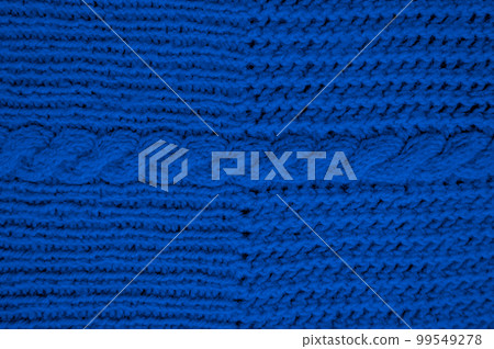 Organic knitted texture with detail woven threads. 99549278