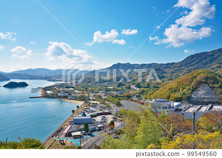 [View from Tatara Observatory] Iguchi, Kamiura-cho, Imabari City, Ehime Prefecture 99549560