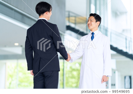 MR Research Doctor Medical Science Business Businessman Office Meeting 99549695