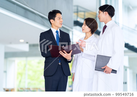 MR Research Doctor Medical Science Business Businessman Office Meeting 99549716