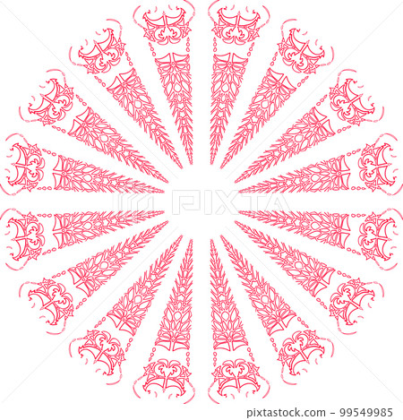 Colorful abstract mandala 99549985
