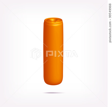 Abstract colorful volumetric shape. Vector design element for web design on light background. 99549988