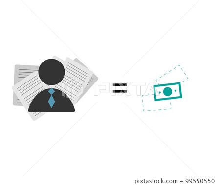 quiet promotion when you are asked to take on...-插圖素材 [99550550] - PIXTA圖庫