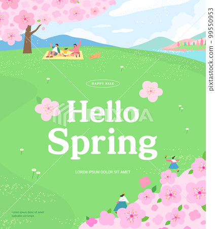 春天,春天的花朵,購物,春天購物,模板 春天,春天的花朵,購物,春天購物,模板 99550953