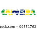Inscription "Capoeira" on the white background 99551762