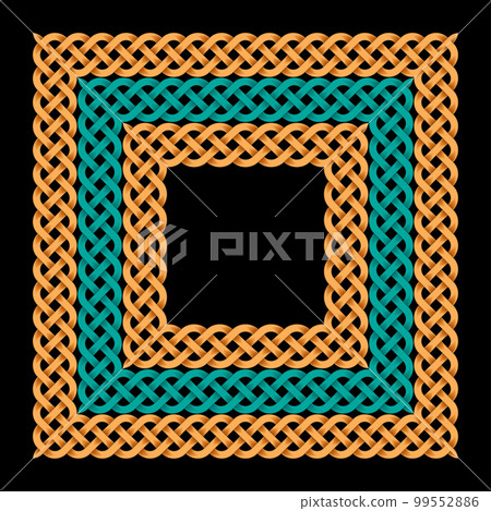 Celtic seamless square frames Celtic seamless square frames 99552886