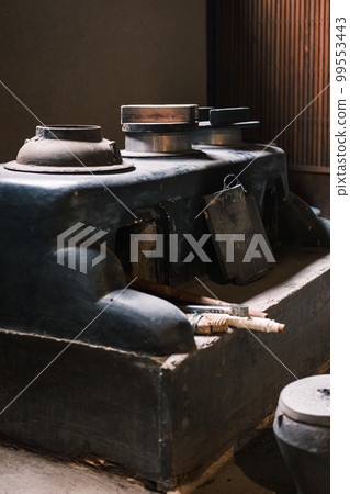 Furnace of an old private house 99553443